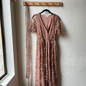 Baltic Born Marseille Embossed Maxi Dress